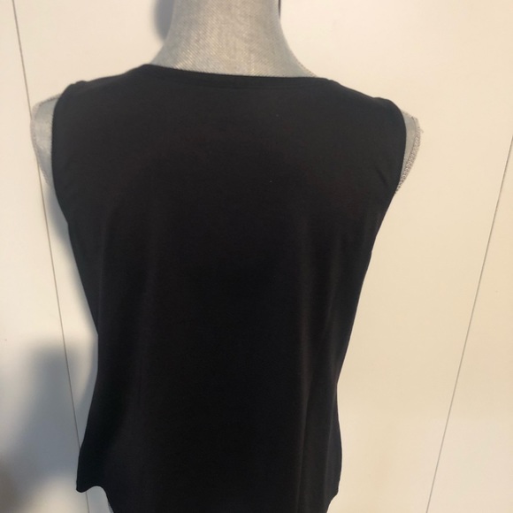 🕚 DANA BUCHMAN TANK TOP BLACK  SIZE MED - Picture 3 of 7